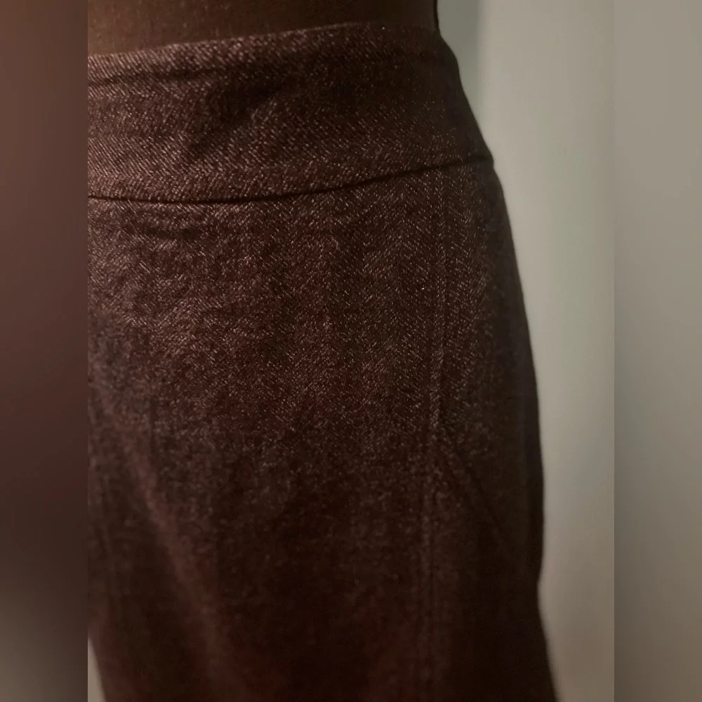 Ann Taylor Wool Blend Gray Skirt Size 12
